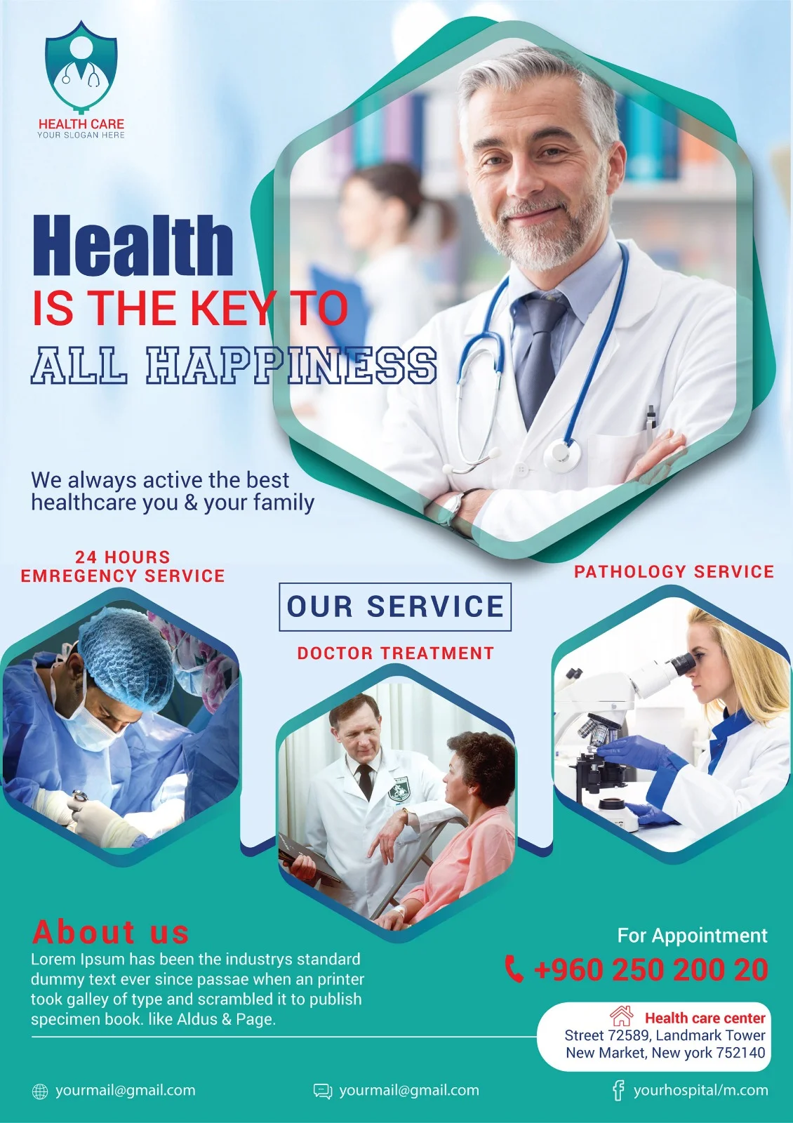 Hospital / Path. Lab Marketing Flyer